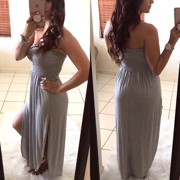 LAST 1  //  ‘EVERYDAY’ Heather Grey Maxi - Picture 2 of 2